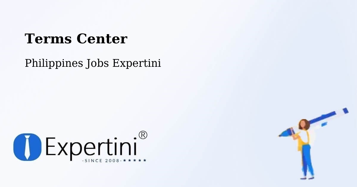 Terms of Service – Dipolog - Philippines Jobs Expertini